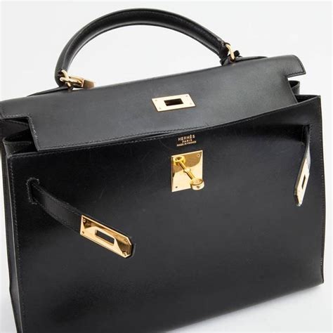 hermes kelly black box 32|hermes kelly 32cm bag.